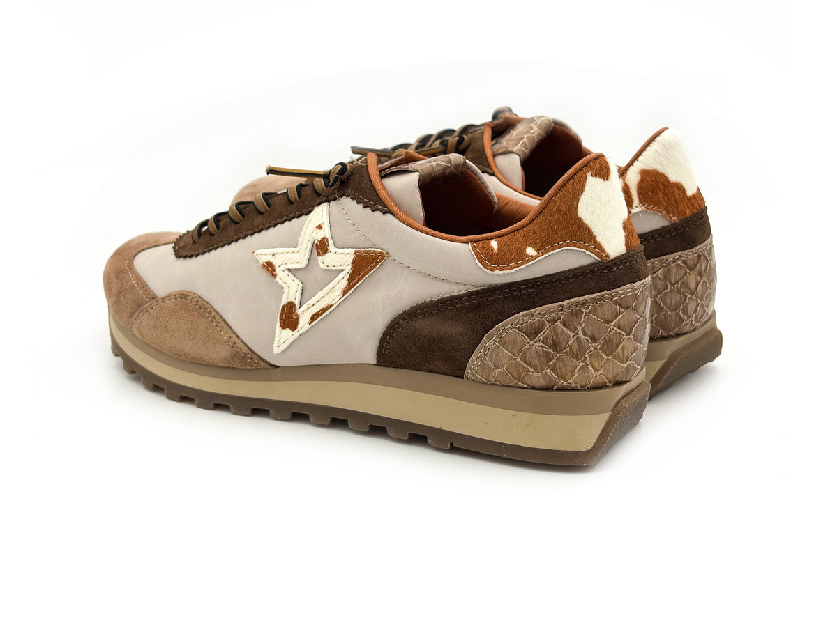 CETTI C-1259 SRA Sneakers Ante Nilon Dessert cordón elástico Mujer