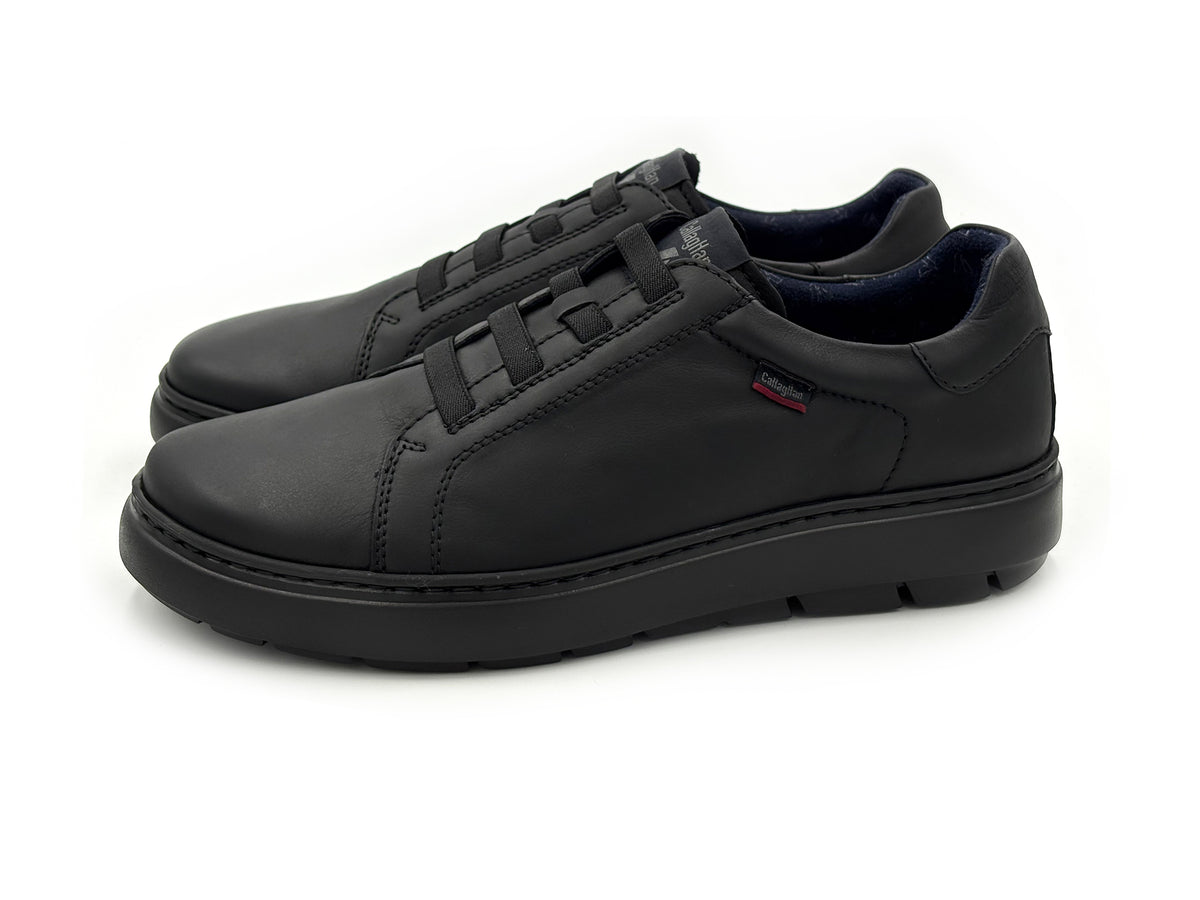 Callaghan 60603 Zapato Abotinado Adaptaction elasticos Piel Negro Homb