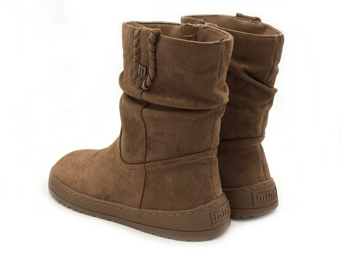 Mustang 85504 C60916 Botin Barefoot Taupe cremallera Mujer