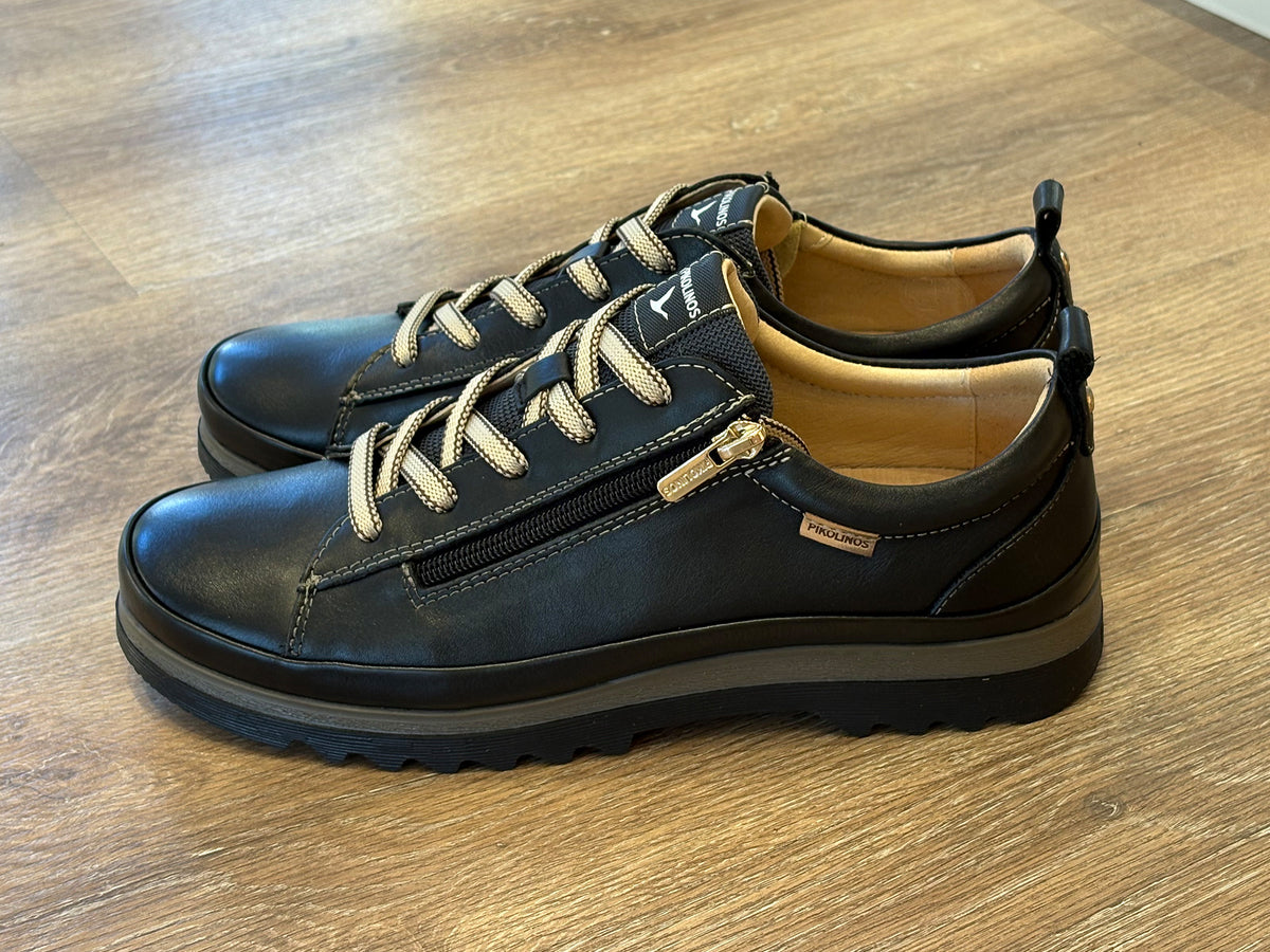 Zapato piel cordones Negro PIKOLINOS W3W-6979 VIGO Mujer