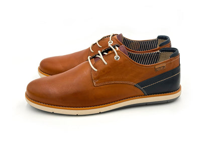 PIKOLINOS M4E-4104C1 JUCAR Zapato cordones piel Brandy Hombre