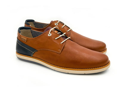 PIKOLINOS M4E-4104C1 JUCAR Zapato cordones piel Brandy Hombre