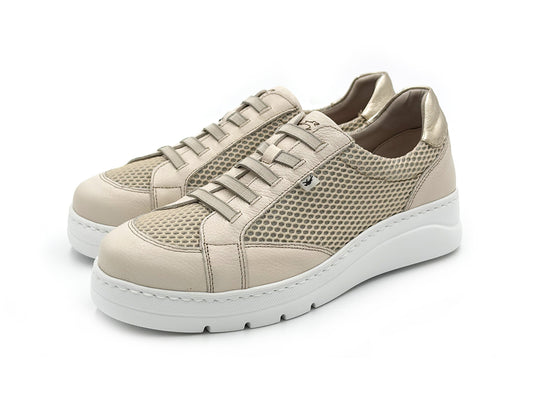 FLUCHOS POMPAS ZAPATO DEPORTIVO CORDON ELASTICO MUJER