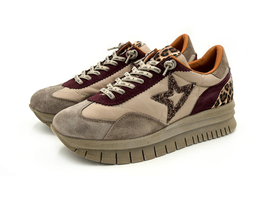 CETTI C-1259 SRA XL Ante Freedom Beig Sneakers Mujer