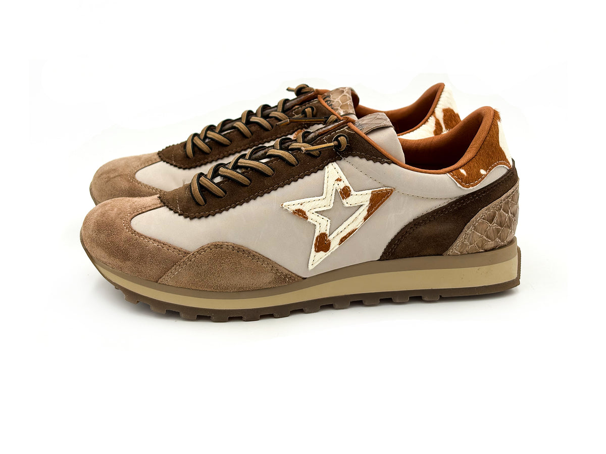 CETTI C-1259 SRA Sneakers Ante Nilon Dessert cordón elástico Mujer