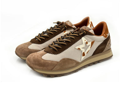 CETTI C-1259 SRA Sneakers Ante Nilon Dessert cordón elástico Mujer