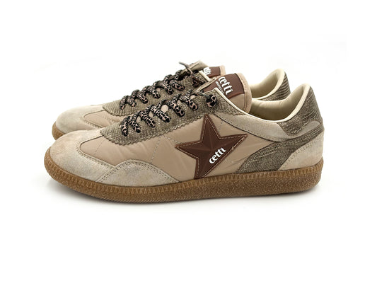 CETTI C-1385 Snakers Saturno Freedom Old Rose Cordón Elastico Mujer
