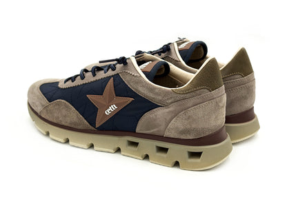CETTI C-1385 Sneakers Ante Sweet Oxido Navy cordón elástico Hombre