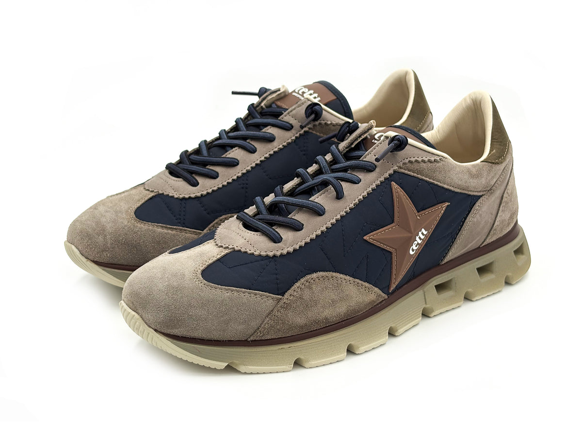 CETTI C-1385 Sneakers Ante Sweet Oxido Navy cordón elástico Hombre