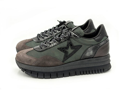 CETTI C-1259 SRA XL Ante Metal Piombo Sneakers Mujer