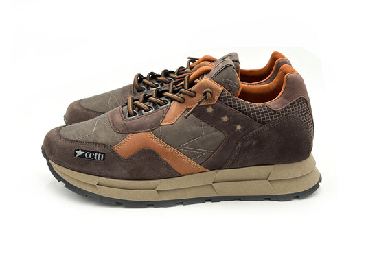 CETTI C-1271 Snakers Ante-Cooper Moka Hombre