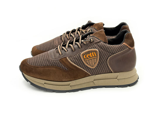 CETTI C-1353 Sneakers Ante Gridded Testa Piel Nylon Hombre