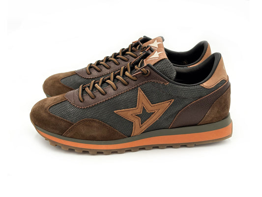 CETTI C-1259 Sneakers Ante Cooper Oxido Piel Nylon Hombre