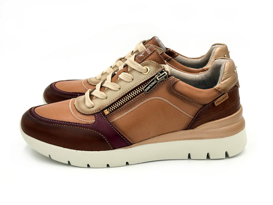 PIKOLINOS W4R-6524C3 Cantabria Zapato deportivo Piel Terracota Mujer