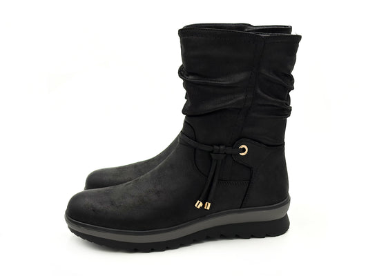ETIKA 11112 ANGER 02 BOTA ANTELIA BORLAS NEGRO MUJER