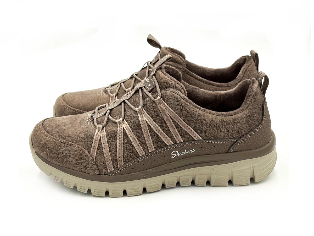 SKECHERS 100889/DKTP Graceful zapatilla deportiva casual Taupe Mujer