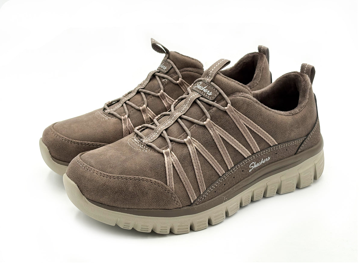 SKECHERS 100889/DKTP Graceful zapatilla deportiva casual Taupe Mujer