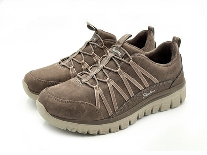 SKECHERS 100889/DKTP Graceful zapatilla deportiva casual Taupe Mujer