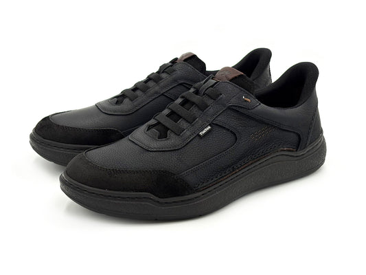 FLUCHOS F2253 Rocky Zapato Abotinado elásticos piel Cafe Hombre