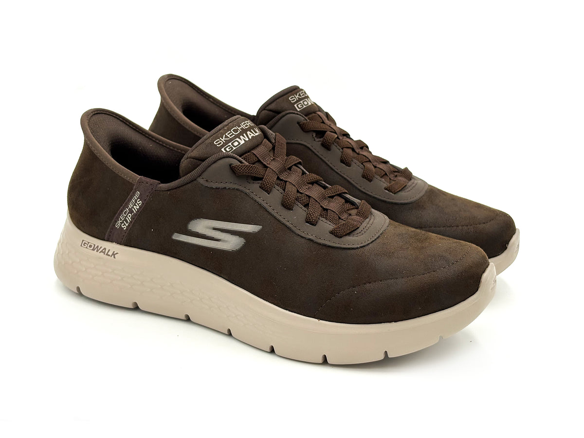 SKECHERS 216326/BRN Go Walk Flex Smooth Motion Slip-ins Marrón Hombre