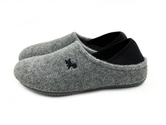GARZON 16652.279 Zapatilla de estar en casa cerrada licra Gris Hombre