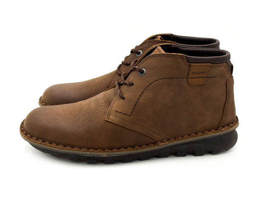 FLUCHOS F2260  ALVIN Bota Piel Engrasada Piedra cordones Hombre