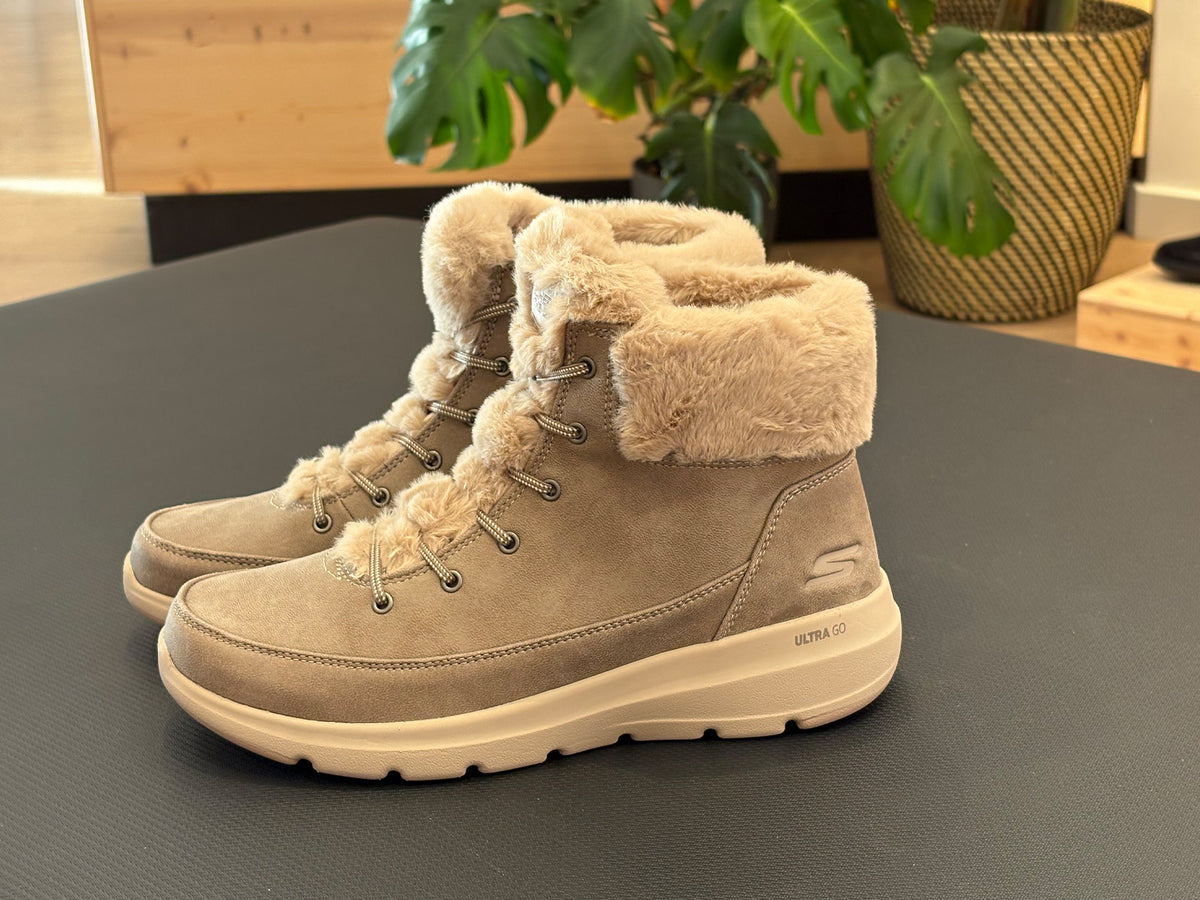 SKECHERS 144202/TPE Glacial Ultra Wonderland Bota Pelo Mujer