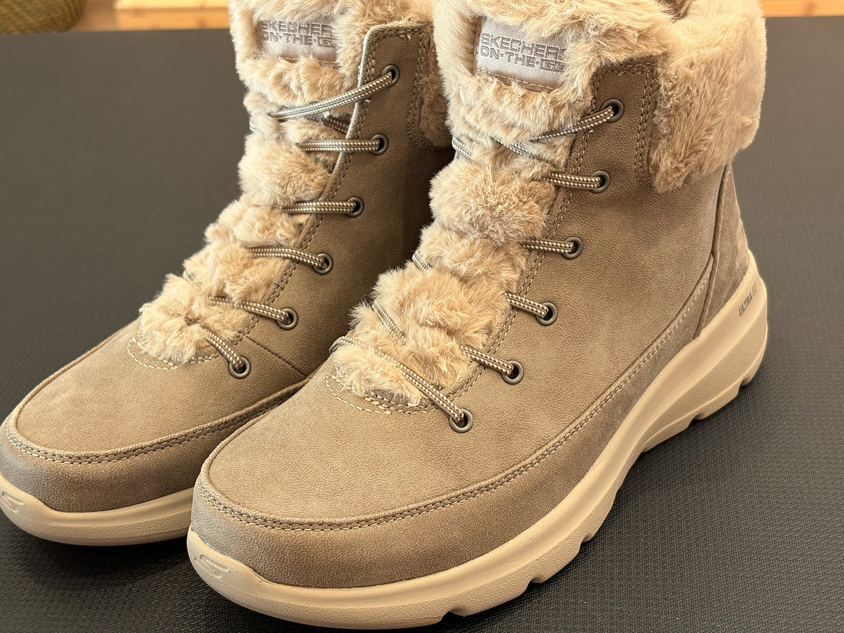 SKECHERS 144202/TPE Glacial Ultra Wonderland Bota Pelo Mujer