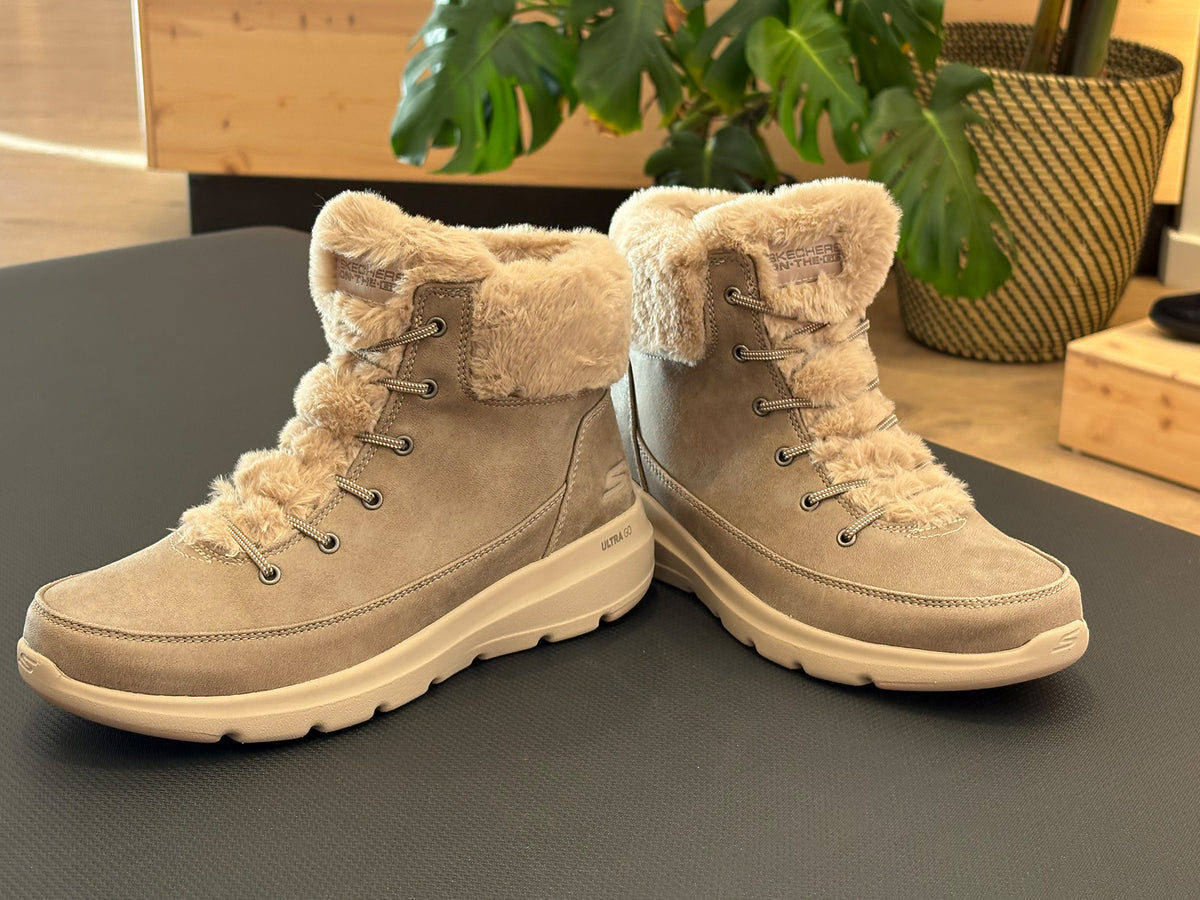 SKECHERS 144202/TPE Glacial Ultra Wonderland Bota Pelo Mujer