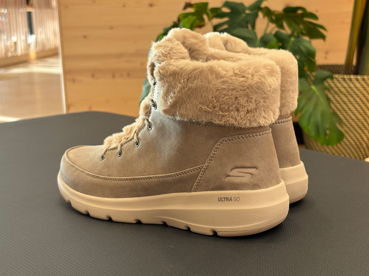 SKECHERS 144202/TPE Glacial Ultra Wonderland Bota Pelo Mujer