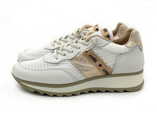 Cetti C-849 Sra Nature Rejilla  Sneakers Blanco Mujer