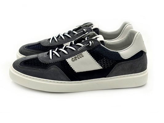 Cetti C-1395 Ante-Rejilla Navy Sneaker Serraje Textil  Hombre