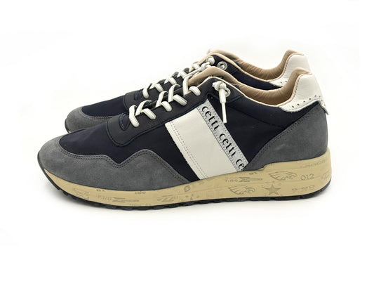 Cetti C-1370 Ante Mesh Navy Sneaker Serraje textil Marino Hombre