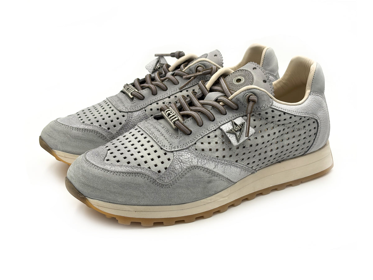 Cetti C-848 Used Tin Stone Sneaker Troquelada Piel Hombre