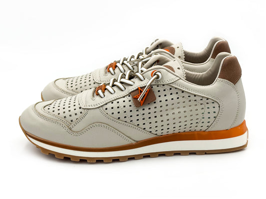Cetti C-848 Nature Off White CueroTroquelada Piel Hombre