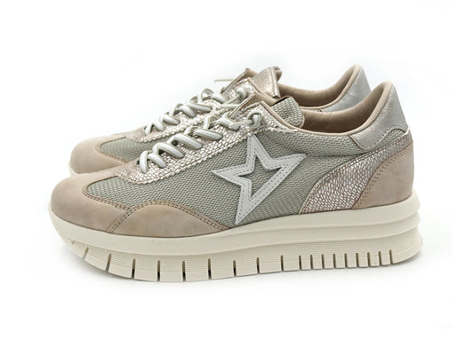 Cetti C-1259 SRA XL Sioux Bayer Beige Sneakers casual Blanco Mujer