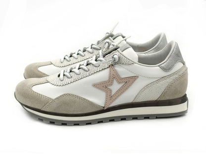 Cetti C-1259 SRA Ante-Mesh Blanco Sneaker cordón elastico Mujer