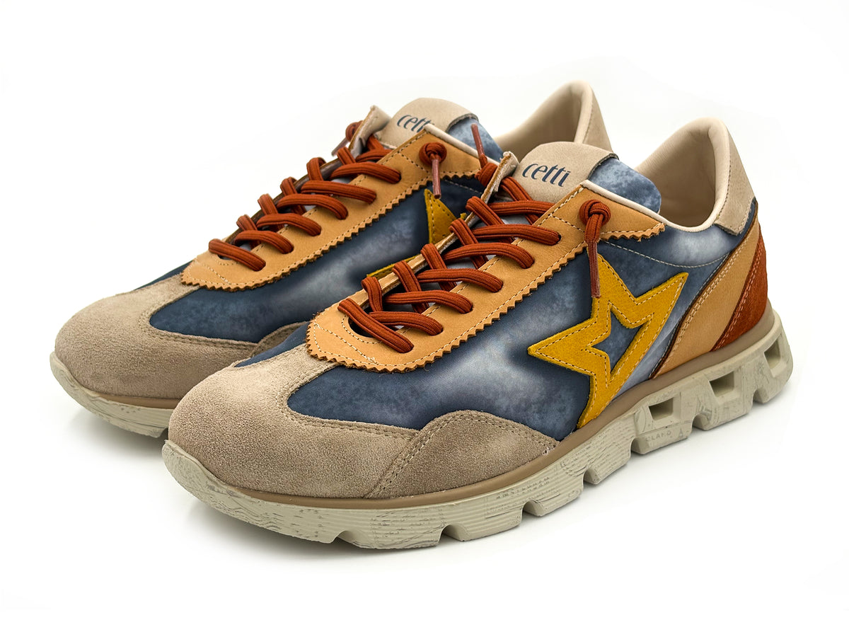 CETTI C-1259 XL Ante_Used Jeans Sneaker  Piel Textil Hombre