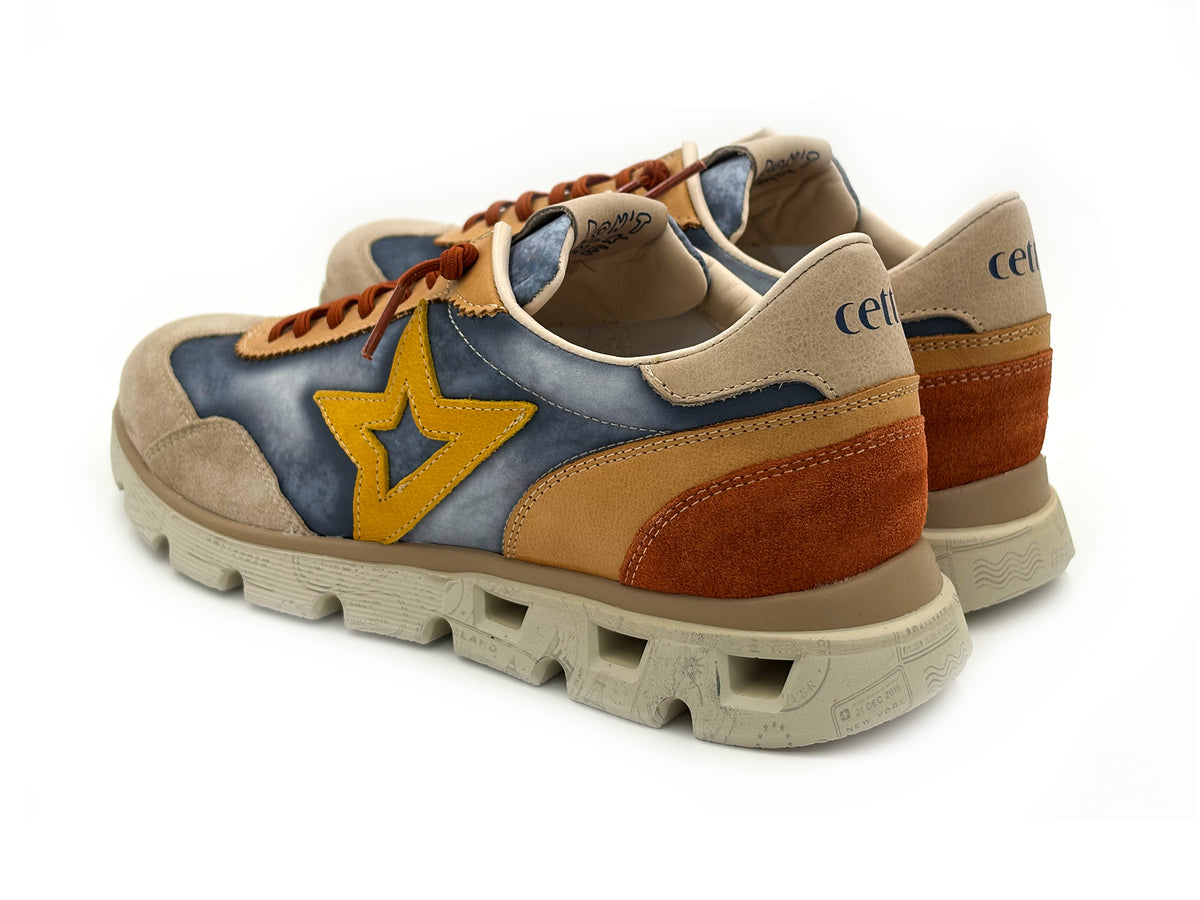 CETTI C-1259 XL Ante_Used Jeans Sneaker  Piel Textil Hombre