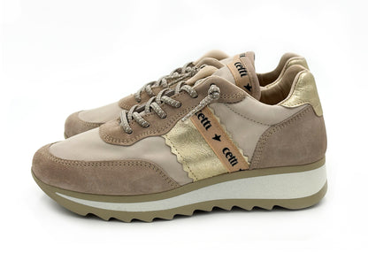 Cetti C-849 Sra Ante-Mesh Caliza  Sneakers Beig Mujer
