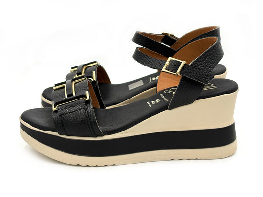 OH MY SANDALS 5981 Sandalia Piel Cuña 7 plataf. Mujer