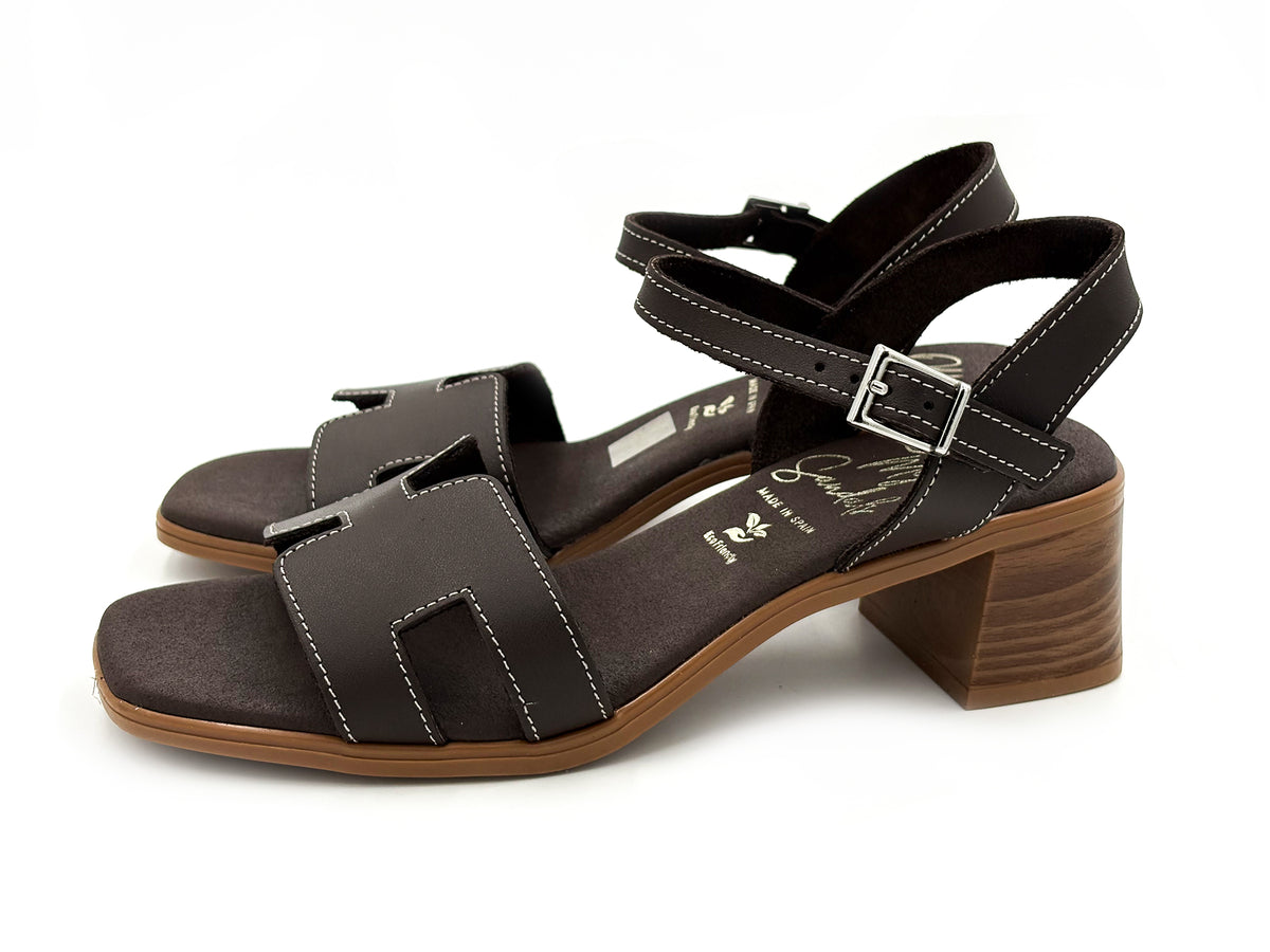 OH MY SANDALS 5901 Sandalia Piel Marrón Hebilla Mujer