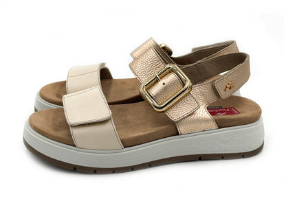FLUCHOS F2166 STREET Sandalia Piel Ajustable Hebilla Velcro Mujer