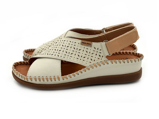 PIKOLINOS W8K-0848C1 CADAQUES Sandalia Piel Nata Cuña 4 Mujer