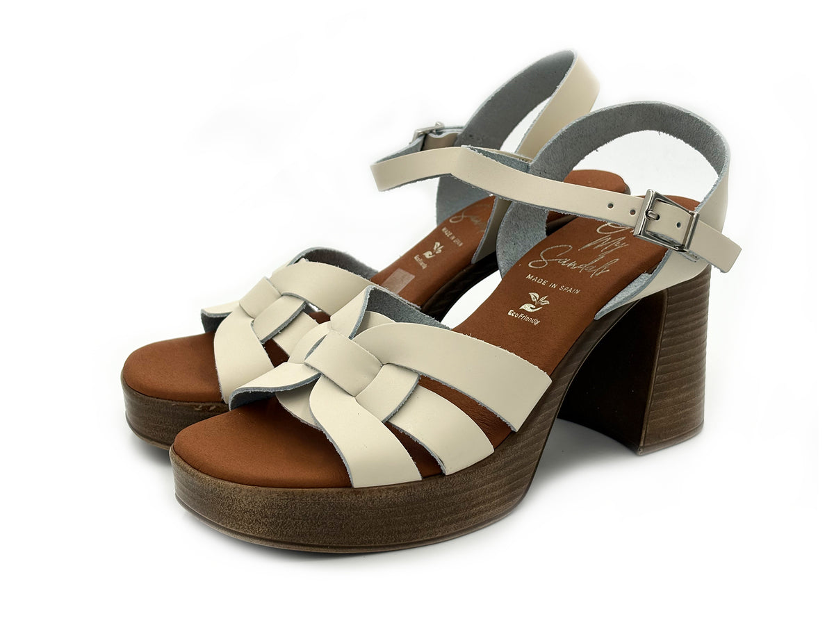 OH MY SANDALS 5937 Sandalia Tacón alto Piel Hielo Mujer