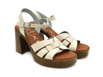 OH MY SANDALS 5937 Sandalia Tacón alto Piel Hielo Mujer