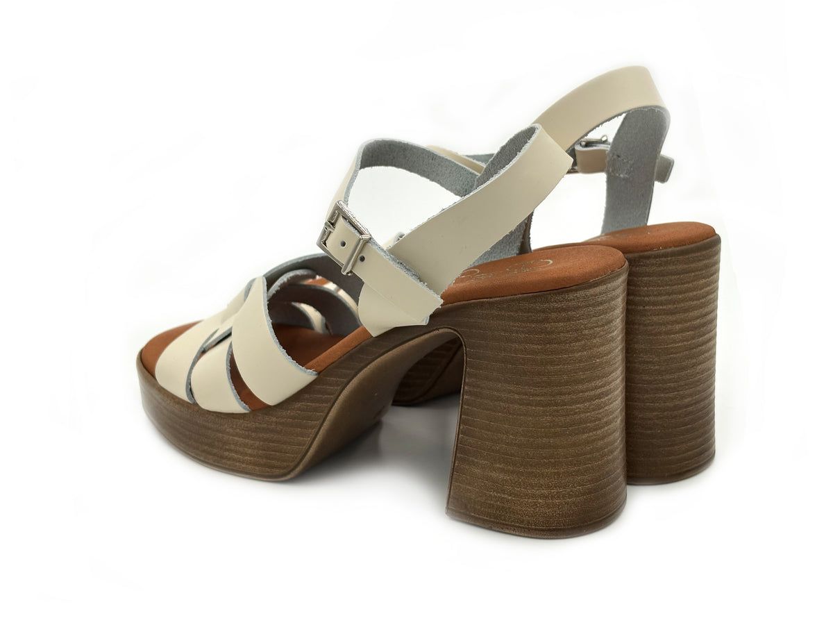 OH MY SANDALS 5937 Sandalia Tacón alto Piel Hielo Mujer