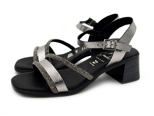 OH MY SANDALS 5905 Sandala Piel Acero adorno Brillantes Mujer