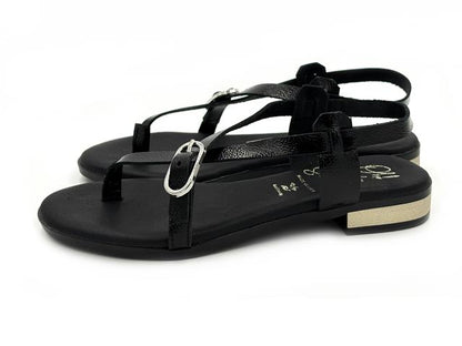 OH MY SANDALS 5865 Sandalia esclava Charol Negro Hebilla Mujr