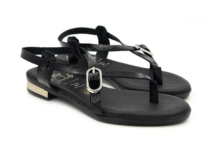 OH MY SANDALS 5865 Sandalia esclava Charol Negro Hebilla Mujr